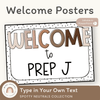 Classroom Welcome Sign | SPOTTY NEUTRALS Theme - Miss Jacobs Little Learners