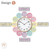 Clock Numbers - Spotty Pastel Classroom Decor - Miss Jacobs Little Learners