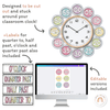Clock Numbers - Spotty Pastel Classroom Decor - Miss Jacobs Little Learners