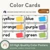 Color Cards - Modern Jungle Classroom Decor - Miss Jacobs Little Learners