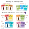 Color Posters - Spotty Pastel Classroom Decor - Miss Jacobs Little Learners