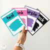 Color Posters - Spotty Pastel Classroom Decor - Miss Jacobs Little Learners