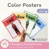 Color Posters - Spotty Pastel Classroom Decor - Miss Jacobs Little Learners