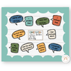 Conversation Starters - Cute Jungle Animals Classroom Decor - Miss Jacobs Little Learners