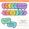 Conversation Starters - Cutesy Composition Notebook English Decor - Miss Jacobs Little Learners