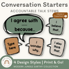 Conversation Starters - Modern Jungle Classroom Decor - Miss Jacobs Little Learners