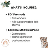 Conversation Starters - Modern Jungle Classroom Decor - Miss Jacobs Little Learners