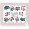 Conversation Starters - Modern Rainbow Classroom Decor - Miss Jacobs Little Learners