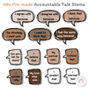 Conversation Starters - Neutrals Classroom Decor - Miss Jacobs Little Learners