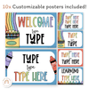 Crayons Door Display Classroom Decor - Miss Jacobs Little Learners