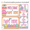 Cupcake Door Display Classroom Decor - Miss Jacobs Little Learners