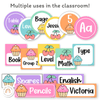 Cupcake Theme Classroom Essentials Decor Pack - Miss Jacobs Little Learners