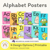 Cute Alphabet Posters | Bright Tropical Theme - Miss Jacobs Little Learners