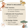 Cute Jungle Animals Parts of Speech Posters - Miss Jacobs Little Learners