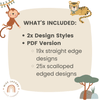 Cute Jungle Animals Safari Bulletin Board Borders - Miss Jacobs Little Learners