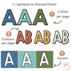 Cute Jungle Animals Safari Bulletin Board Lettering Pack - Miss Jacobs Little Learners