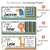 Cute Jungle Safari Animals Student Name Tags & Goals Desk Plates - Miss Jacobs Little Learners