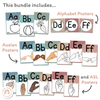 Cute Sea Life Alphabet Posters Bundle with ASL & Auslan Alphabet - Miss Jacobs Little Learners