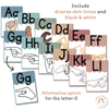 Cute Sea Life Alphabet Posters Bundle with ASL & Auslan Alphabet - Miss Jacobs Little Learners