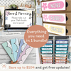 Daisy Gingham Pastels Classroom Decor Bundle - Miss Jacobs Little Learners