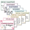 Daisy Gingham Pastels Reading Comprehension Strategies Posters - Miss Jacobs Little Learners