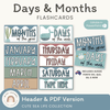 Days and Months - Cute Sea Life Classroom Decor - Miss Jacobs Little Learners