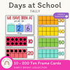 Days at School Tally | BRIGHTS CLASSROOM DECOR - Miss Jacobs Little Learners