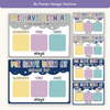 Days at School Tally Display - Dreamy Space Theme Classroom Decor - Miss Jacobs Little Learners