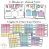 Days At School Tally Display - Spotty Pastel Decor - Miss Jacobs Little Learners