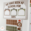 Days At School Tally Display - Woodland Theme Classroom Decor - Miss Jacobs Little Learners
