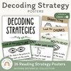 Decoding Reading Strategies - Modern Botanical Decor - Miss Jacobs Little Learners