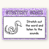 Decoding Reading Strategies Posters - Cutesy Composition Notebook English Decor - Miss Jacobs Little Learners