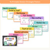 Division Strategies Posters - Cutesy Classroom Decor - Miss Jacobs Little Learners
