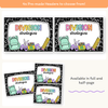 Division Strategies Posters - Cutesy Composition Notebook Math Decor - Miss Jacobs Little Learners