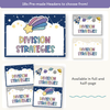 Division Strategies Posters - Dreamy Space Theme Classroom Decor - Miss Jacobs Little Learners