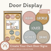 Door Display - Simply Boho Classroom Decor - Miss Jacobs Little Learners