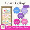Door Display - Spotty Bright Decor - Miss Jacobs Little Learners