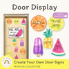 Door Display - Tropical Vibes Classroom Decor - Miss Jacobs Little Learners