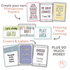 Editable Classroom Posters Templates - Spotty Pastel Decor - Miss Jacobs Little Learners