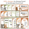 Editable Classroom Posters Templates - Woodland Theme Decor - Miss Jacobs Little Learners