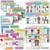 English Posters Bundle | Rainbow Theme | Reading and Writing Strategies - Miss Jacobs Little Learners