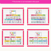 English Posters Reading and Writing Bundle - Bright Theme - Miss Jacobs Little Learners