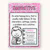 English Posters Reading and Writing Bundle - Cutesy Composition Notebook Theme - Miss Jacobs Little Learners