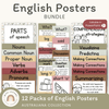 English Posters Reading & Writing Bundle - Australiana Theme - Miss Jacobs Little Learners