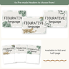 Figurative Language Posters - Modern Jungle Decor - Miss Jacobs Little Learners