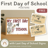 First Day of School Signs - Australiana Decor - Miss Jacobs Little Learners
