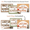 First Day of School Signs - Woodland Theme Classroom Decor - Miss Jacobs Little Learners