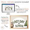 First Day of School Signs - Woodland Theme Classroom Decor - Miss Jacobs Little Learners