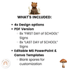First Day of School Signs - Woodland Theme Classroom Decor - Miss Jacobs Little Learners