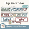 Flip Calendar - Cute Sea Life Classroom Decor - Miss Jacobs Little Learners